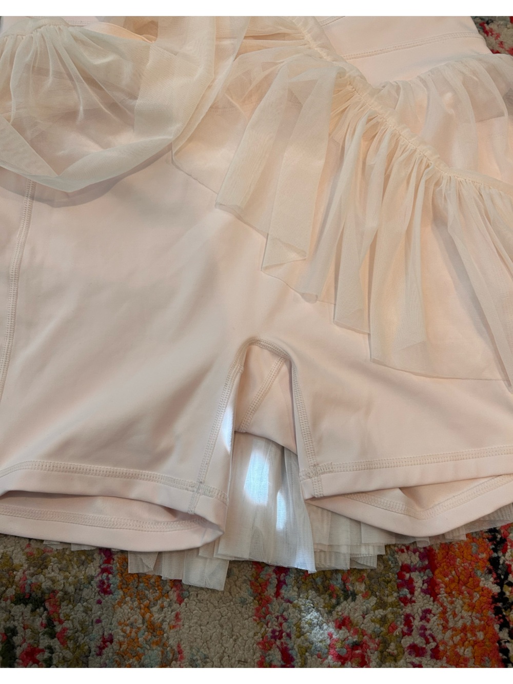POPFLEX Pale Pink Tulle Skater Skirt - Picture 2 of 4